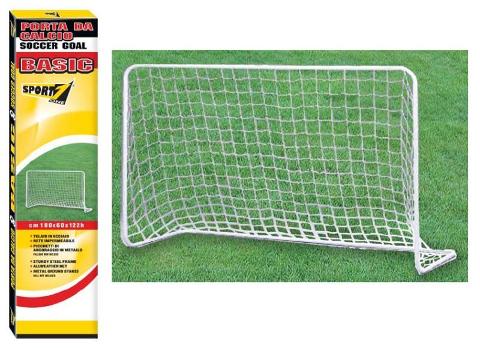 PORTA CALCIO BASIC IN METALLO cm 180x60x120h Mandelli (ex SportImport)