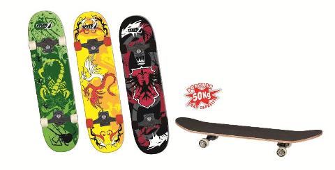 SKATEBOARD ORION 3 disegni assortiti Mandelli (ex SportImport)