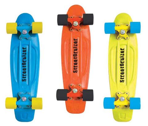 SKATEBOARD STREET CRUIZER 6 colori assortiti Mandelli (ex SportImport)