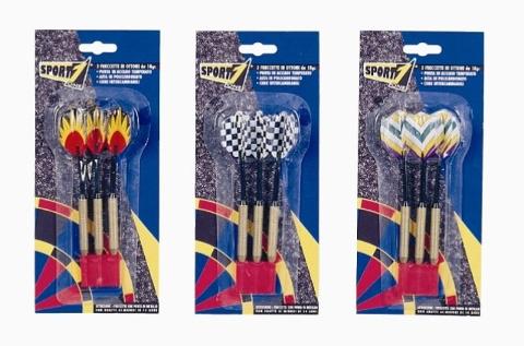 BLISTER 3 FRECCETTE DELUXE in ottone gr 18 Mandelli (ex SportImport)