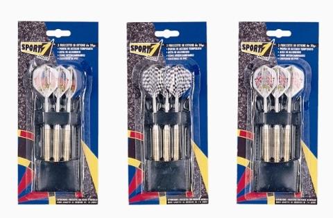 BLISTER 3 FRECCETTE DELUXE in ottone gr 20 con custodia Mandelli (ex SportImport)