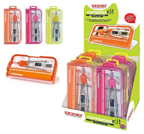 ASTUCCIO SET BALAUSTRONE CON RIGHELLO e csa - COLORI ASSORTITI arda