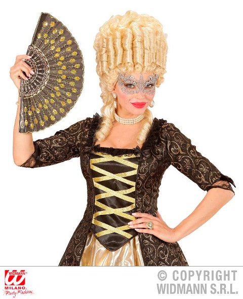 MASCHERA IN PIZZO ANTICO ORO widmann