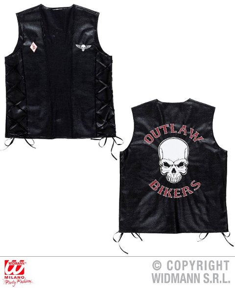 OUTLAW BIKERS (GILET) (M/L) widmann