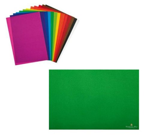 Confezione 24 fogli carta velina 21 gr colore Verde bandiera cartotecnica-rossi