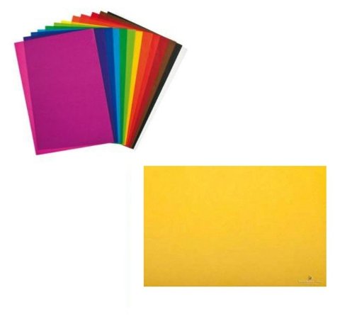 Confezione 24 fogli carta velina 21 gr colore Giallo cartotecnica-rossi