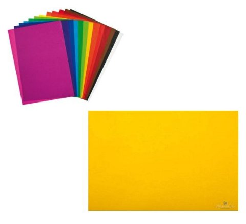 Confezione 24 fogli carta velina 21 gr colore Giallo cartotecnica-rossi