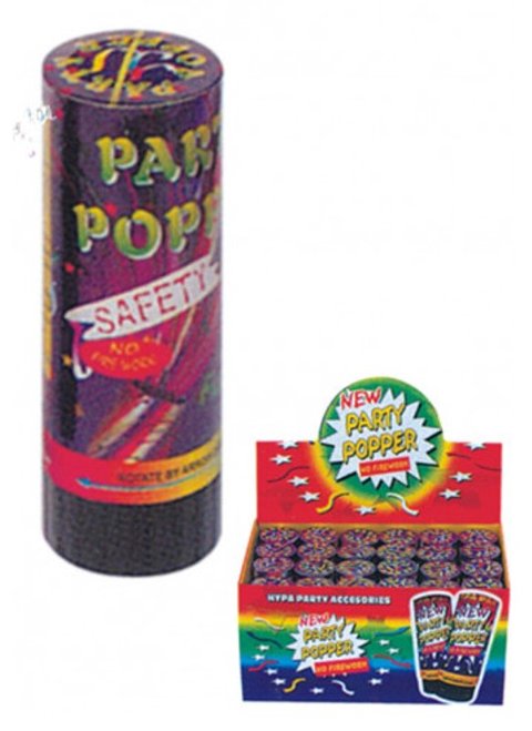 PARTY POPPER A MOLLA H.CM.11 CA. IN ESPOSITORE carnival-toys