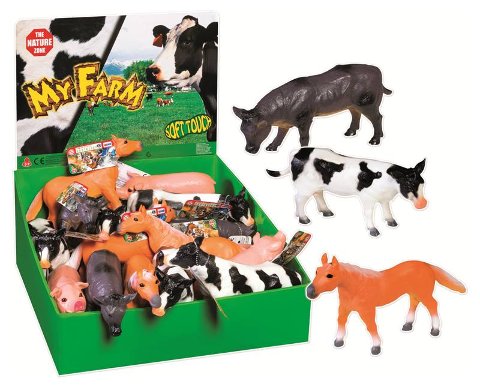 ANIMALI DELLA FATTORIA - ESPOSITORE DA 18 PEZZI Ronchi SuperToys (importazione)