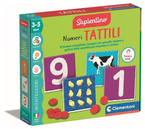 Montessori Numeri Tattili clementoni