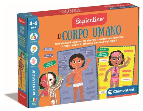 Montessori Il Corpo Umano clementoni