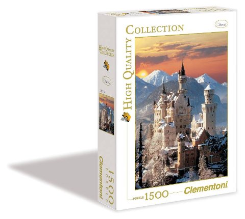 puzzle 1500 pz Neuschwanstein clementoni