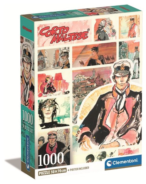 PUZZLE 1000 PZ Corto Maltese clementoni