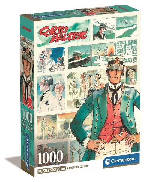 PUZZLE 1000 PZ Corto Maltese clementoni