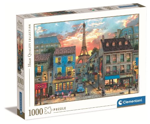 PUZZLE 1000 PZ Streets of Paris clementoni