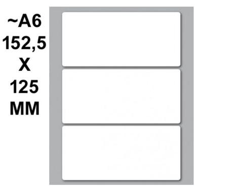 Conf. 10 buste da 10 fogli A6 152,5x125 mm ETICHETTE MARKIN permanenti 100x46mm kohinoor