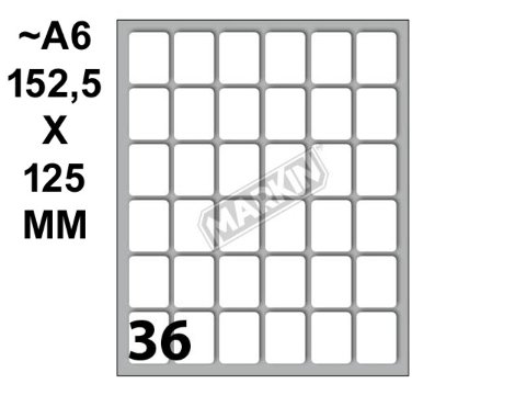 onf. 10 buste da 10 fogli A6 152,5x125 mm permanenti 22x17mm kohinoor