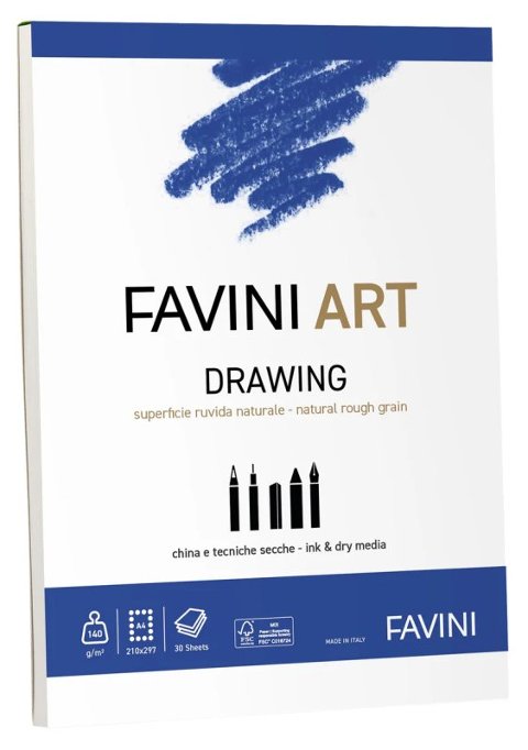 BLOCCO ART DRAWING A4 140gr COLLATO favini