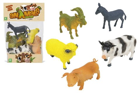ANIMALI FATTORIA 5PZ Globo (importazione)