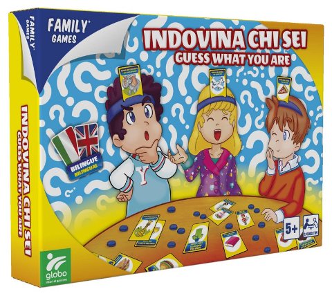 INDOVINA CHI SONO? C/50 CARTE BILINGUA Globo (importazione)