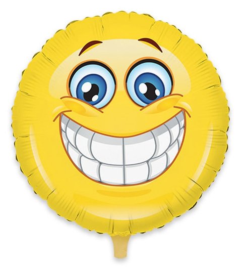 Palloncino Mylar Tondo cm.45 Emoticons (18