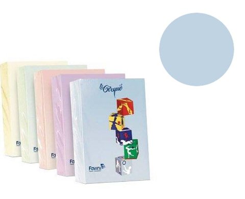 risma carta fotocopie le cirque A4 500 fogli 80 gr CELESTE favini