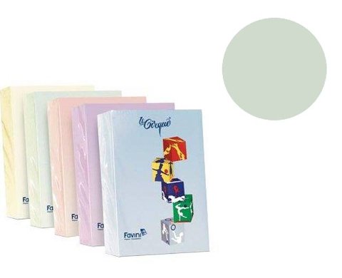 risma carta fotocopie le cirque A4 500 fogli 80 gr VERDE favini
