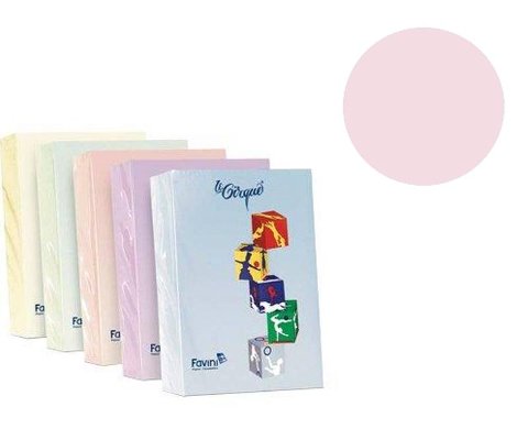 risma carta fotocopie le cirque A4 500 fogli 80 gr ROSA favini
