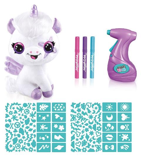 AIRBRUSH PLUSH UNICORNO GLOW IN THE DARK Rocco Giocattoli SRL