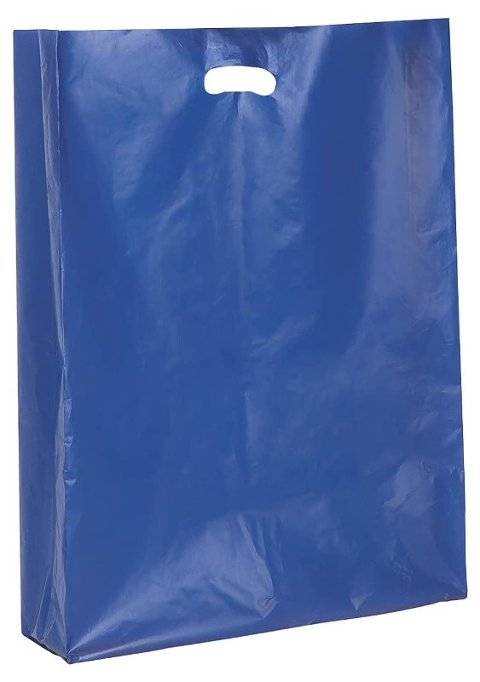 BORSA MANICO FAGIOLO PE-LD BLU 25+5+5x45 10 KG Futura Bioplast SRL