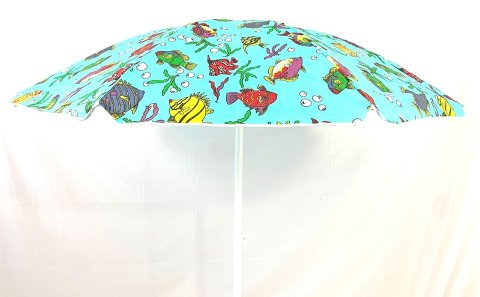 Ombrellone 150 cm, 6 stecche in acciaio. Palo 19/22 mm in acciaio. Tessuto TNT fantasie assortite. GLG Distribuzione Srl (ex MinutoSalomone)