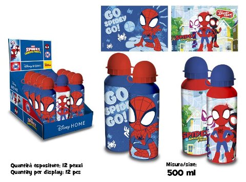 BORRACCIA ALLUMINIO 500 ML SPIDEY Coriex SRL