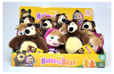 MASHA E ORSO PELUCHE 20CM CDU giochi-preziosi