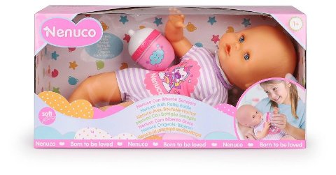 NENUCO CON BIBERON - ROSA giochi-preziosi