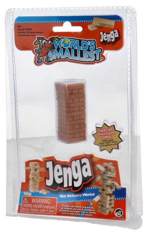 WORLD'S SMALLEST JENGA giochi-preziosi