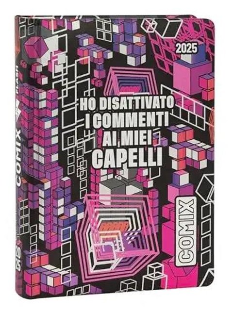 AGENDA COMIX 13M STD FLASH PINK FRANCO COSIMO PANINI EDITORE