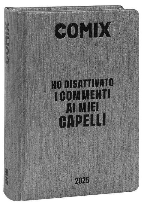 AGENDA COMIX 16M STD GEAR BLACK FRANCO COSIMO PANINI EDITORE