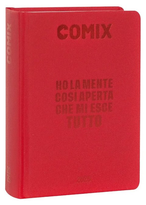 AGENDA COMIX 16M STD DEEP RED FRANCO COSIMO PANINI EDITORE