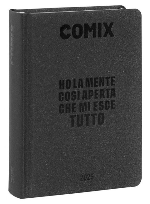 AGENDA COMIX 16M MINI CHARCOAL FRANCO COSIMO PANINI EDITORE