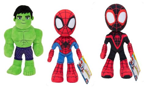 SPIDEY PLUSH 20CM ASSORTITI Rei Toys SRL