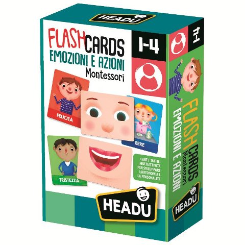 Flashcards Montessori Emozioni e Azioni headu