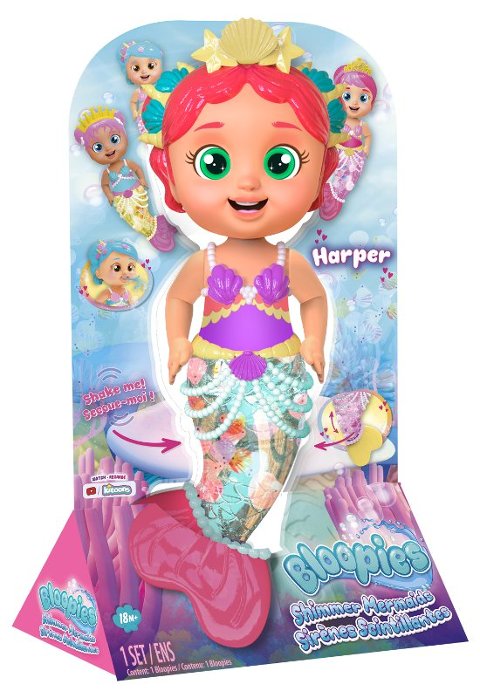 BLOOPIES SHIMMER MERMAIDS ASST. 4 imc