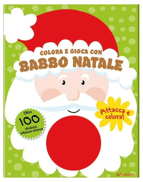 LIBRETTO COLORA E GIOCA CON BABBO NATALE Edicart Style SRL (Libri per bambini)