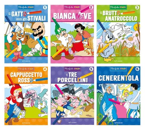 LIBRETTI MINIFIABE DA COLORARE ASSORTITI Edicart Style SRL (Libri per bambini)