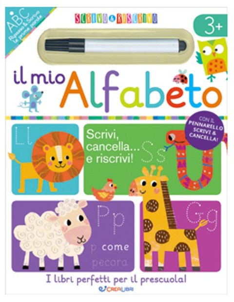 SCRIVO&RISCRIVO2 MIO ALFABETO Edicart Style SRL (Libri per bambini)