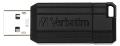 VERBATIM CHIAVETTA USB 32GB 2.0 PIN-STRIPE BLACK Verbatim (distr.Erto)