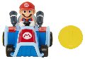 Nintendo Supermario coin racers retrocarica assortiti Jakks Pacific