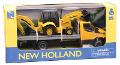 1/36 IVECO DAILY ROLL-OFF WITH NEW HOLLAND FARM TRACTOR T6, SKID STREER L228,B110C new-ray