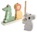 Fisher-Price Wood Animali della Savana mattel