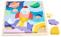 Fisher-Price Wood Puzzle Astronave mattel